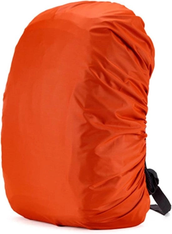 Borsa Impermeabile per Escursioni - Telaio per Camminate all'Aperto - Cinturino Adattabile - 35-45L - Arancione