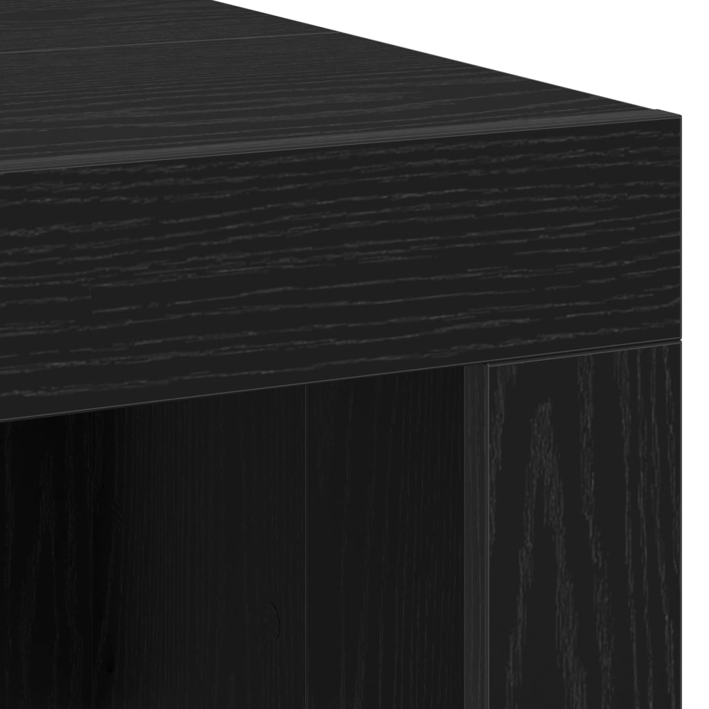 Tavolino da caffÃ¨ Nero Rovere 102x50x35 cm Legno ingegnerizzato