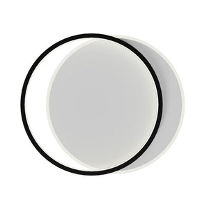 Lhj076-c Lampada Da Soffitto A Led Nera 40 Cm