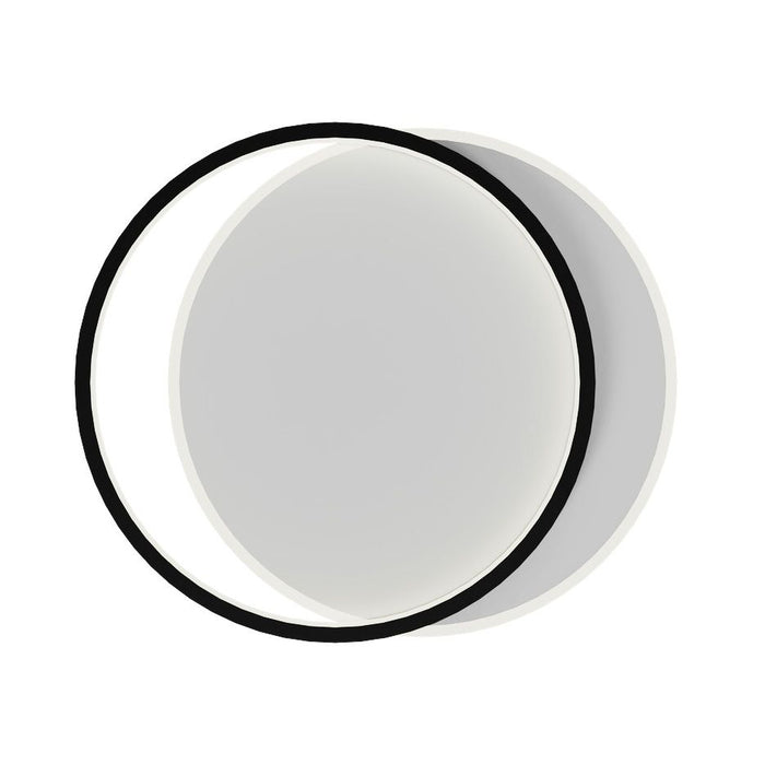 Lhj076-c Lampada Da Soffitto A Led Nera 40 Cm