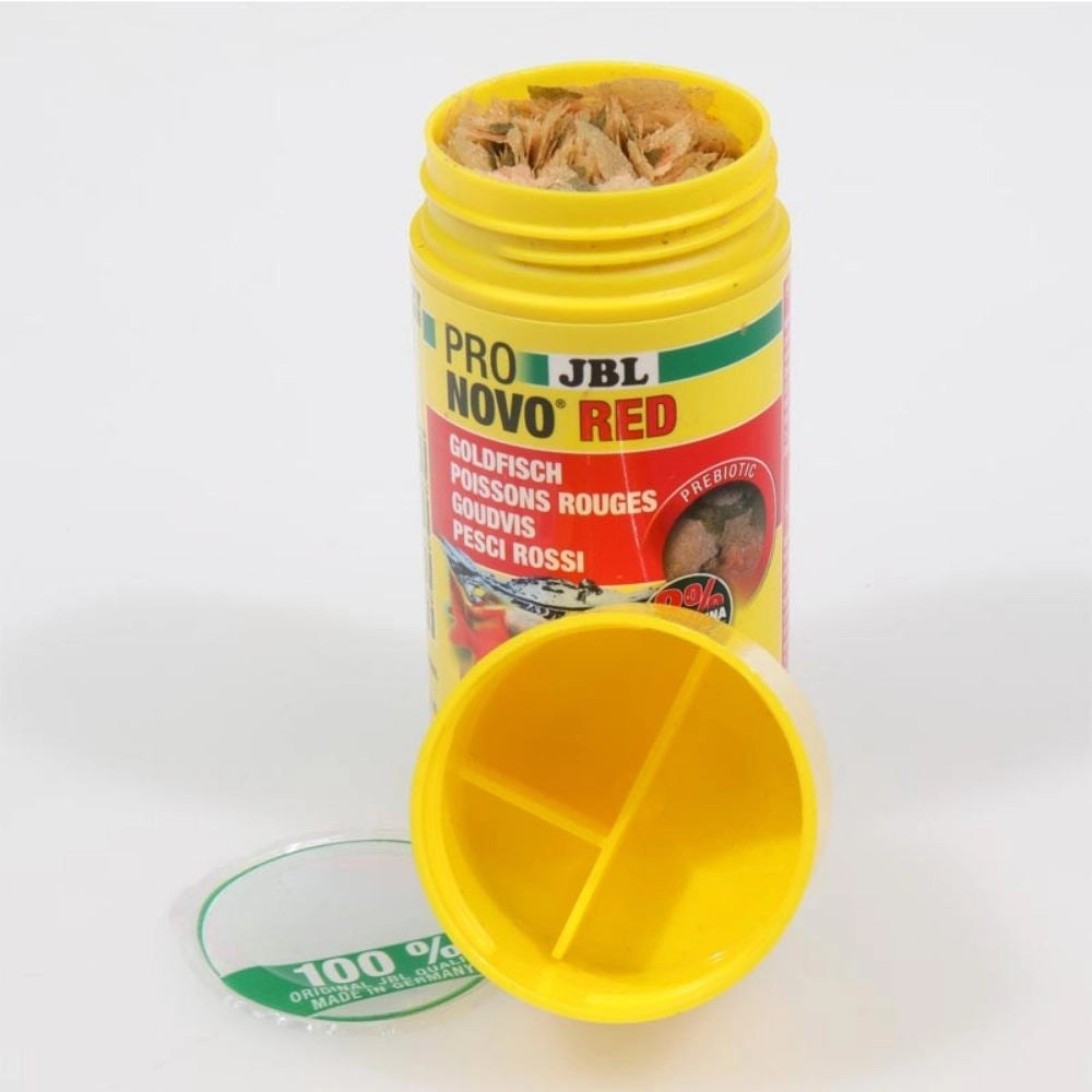 JBL ProNovo Red Flakes M - Mangime base in fiocchi per tutti i pesci rossi da 8 a 20cm Formato: 100 ml