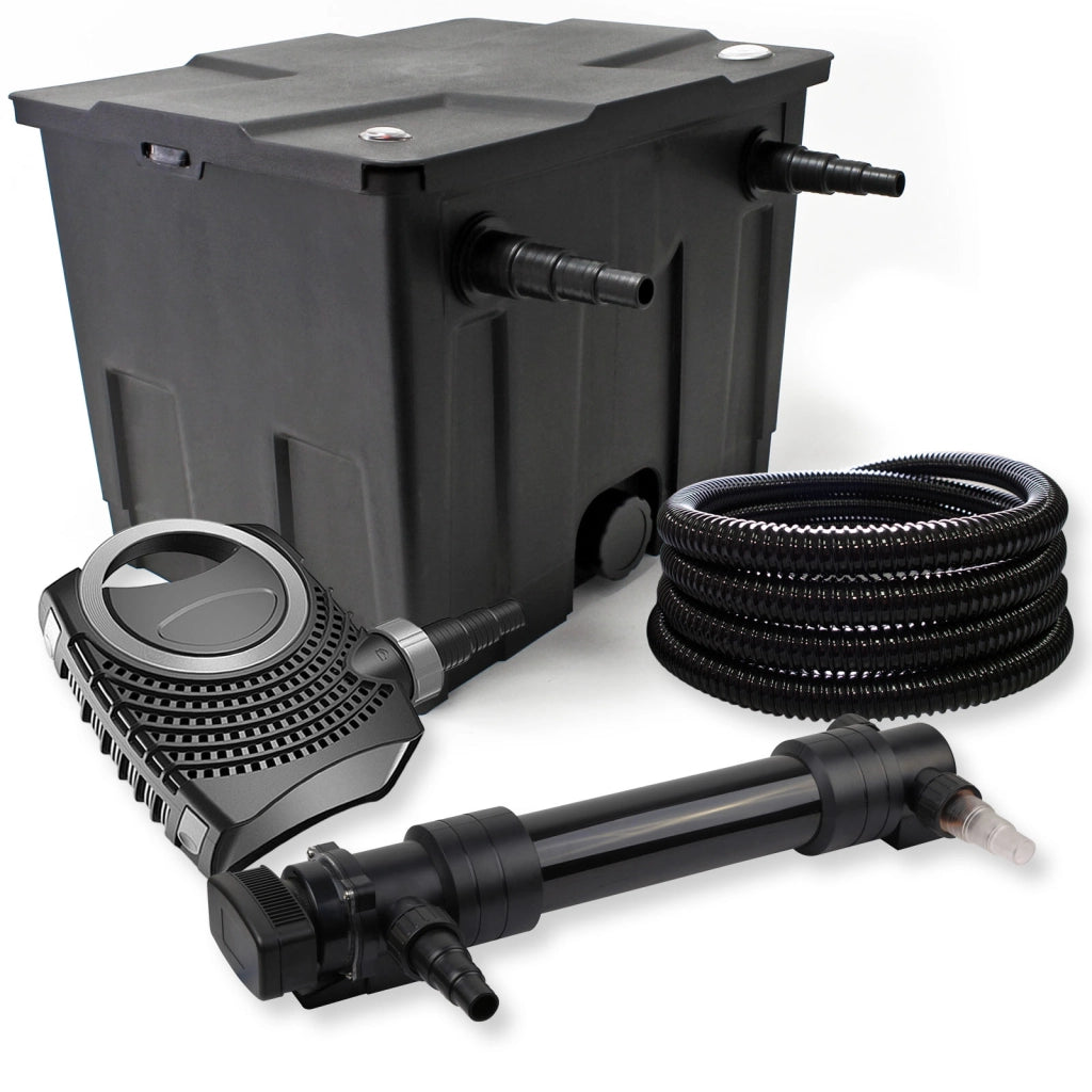 Set Filtro laghetto a 1 camera 12000l Chiarificatore UVC 36W 6ª serie Pompa NEO8000 70W Tubo