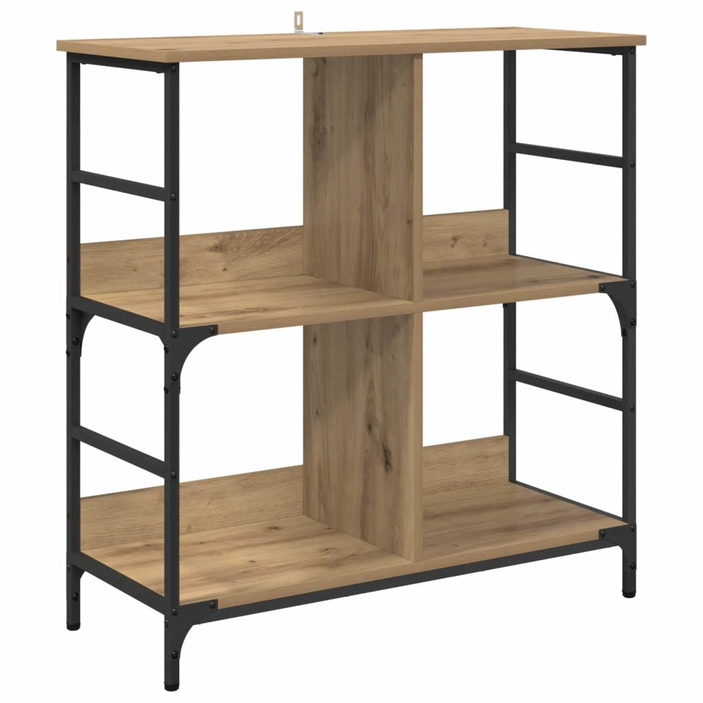 Libreria rovere artigianale 78.5 x 33 x 82 cm Legno multistrato