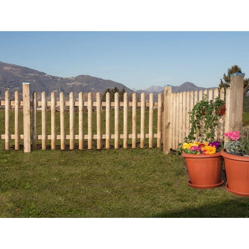 Steccato Con Mezzo Palo 200X60H. Losa