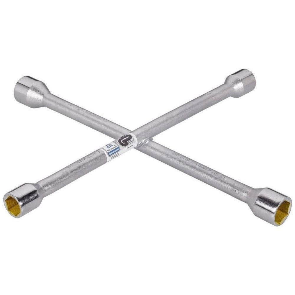 Trade Shop - Chiave A Croce In Acciaio Per Sostituzione Ruote Auto Macchina 17 19 21 23 Mm -