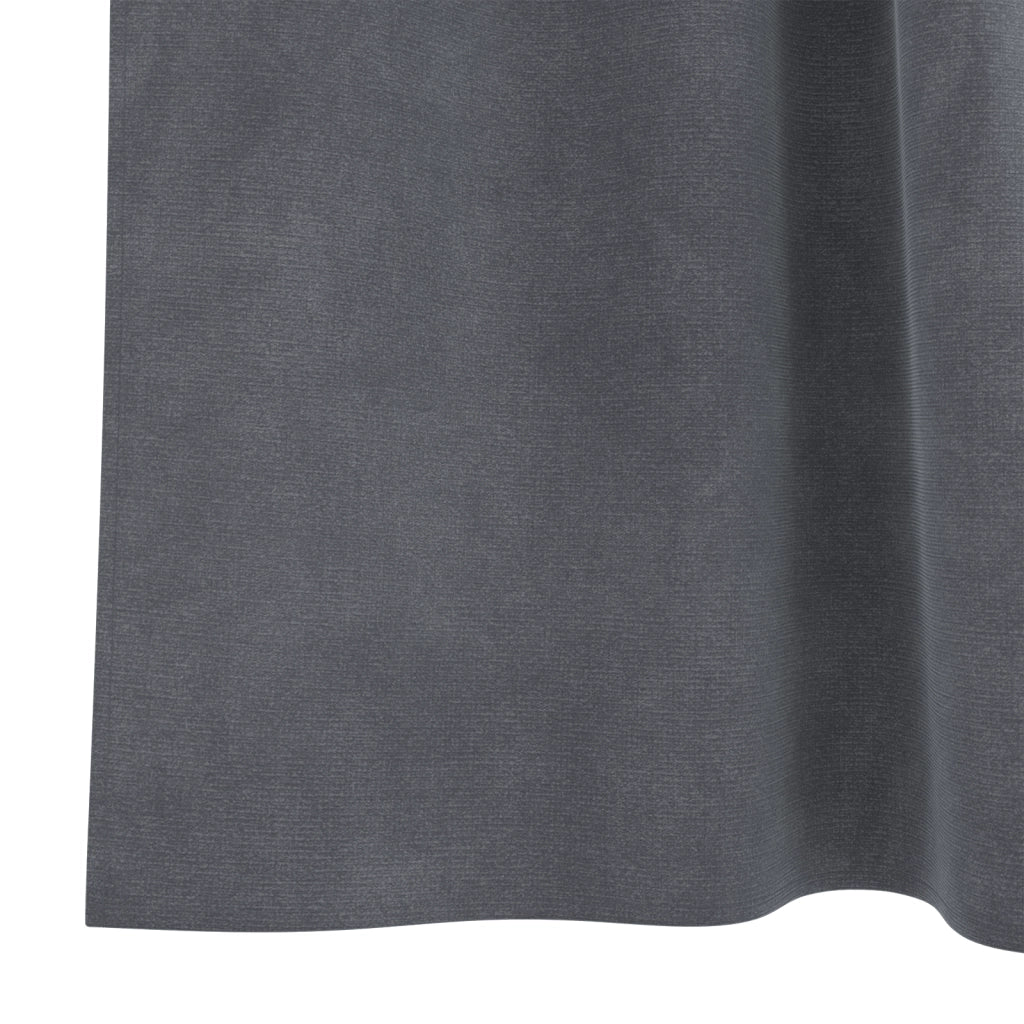 Tende oscuranti  con anelli da appendere 2 pz in velluto grigio super chiaro