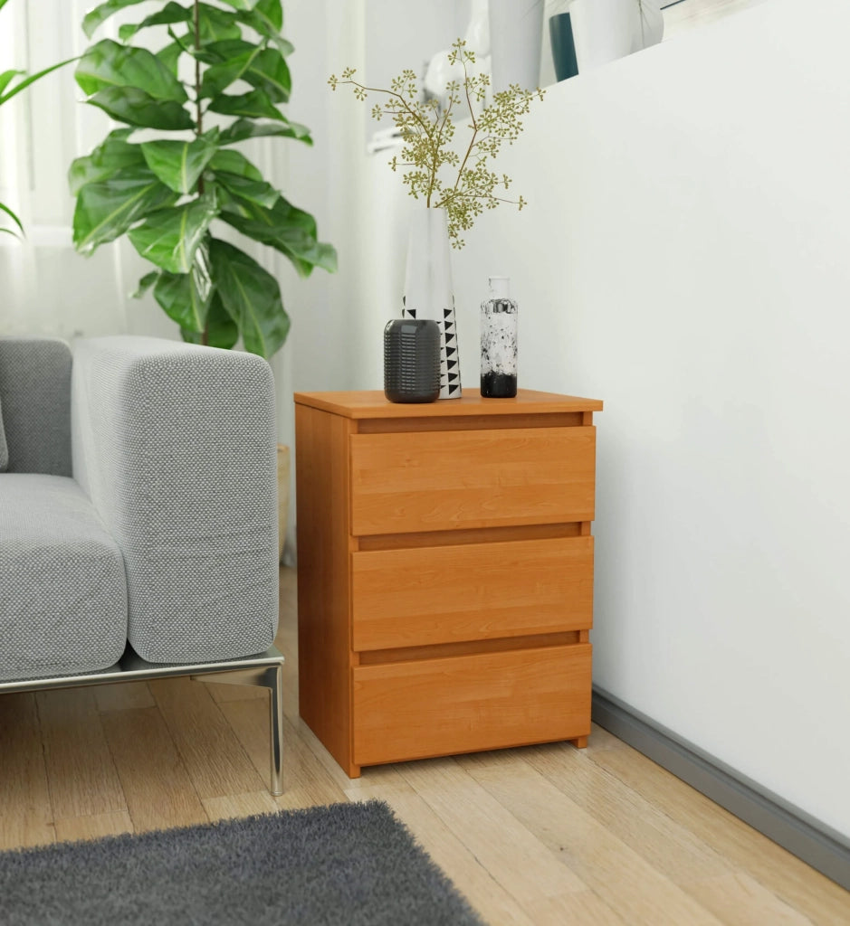 Comodino AKORD CL3 Ontano 40 cm 3 cassetti 40x35x57 cm