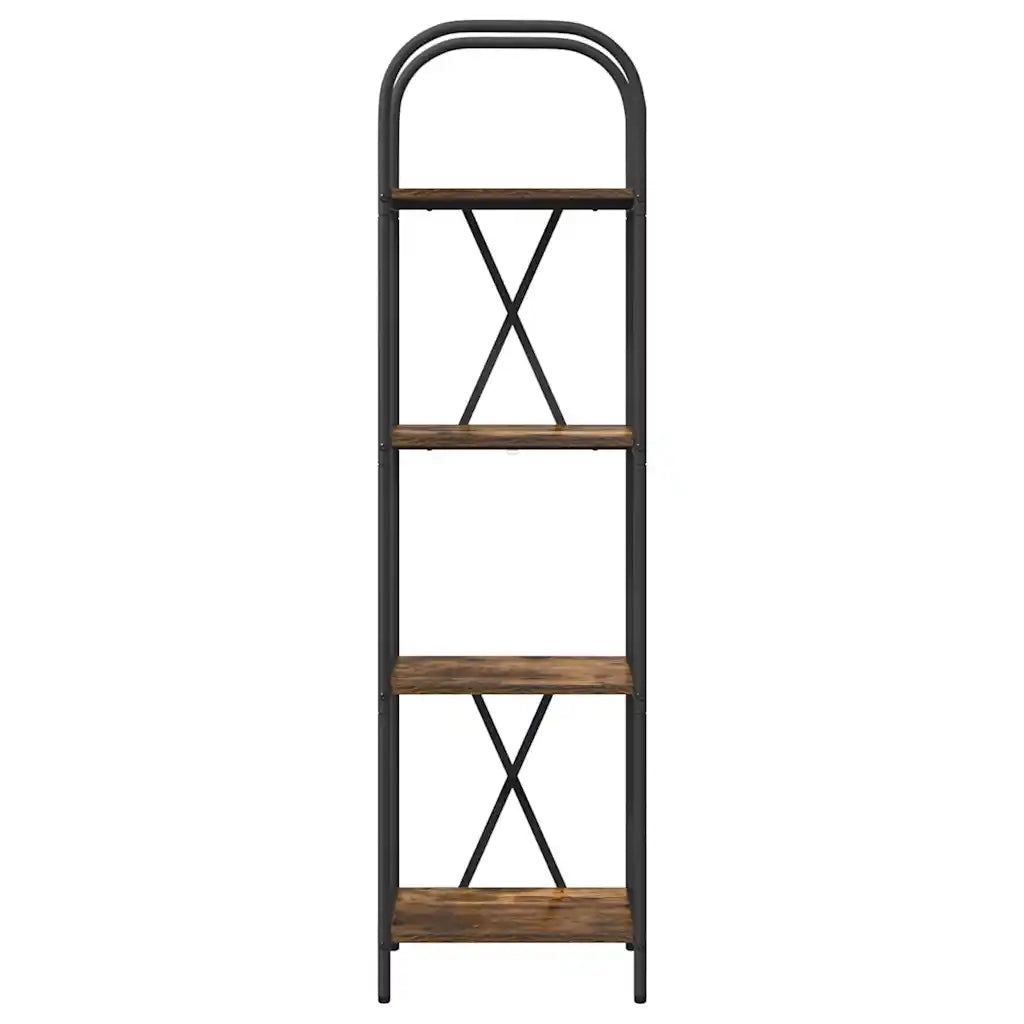 Libreria Rovere fumé 40 x 30 x 146 cm Legno multistrato 879877