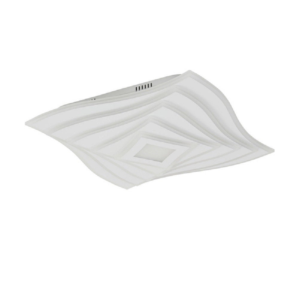 Trade Shop - Lampadario Da Soffitto Decorativo Plafoniera Led 75w Tre Tonalità Di Luce C68-3c -