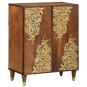 Sideboard 60x33x75 cm Legno Massello di Mango