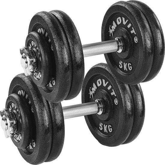 Set di Pigna da 20kg a 60kg con Manubrio a Tessitura e Chiave a Stella