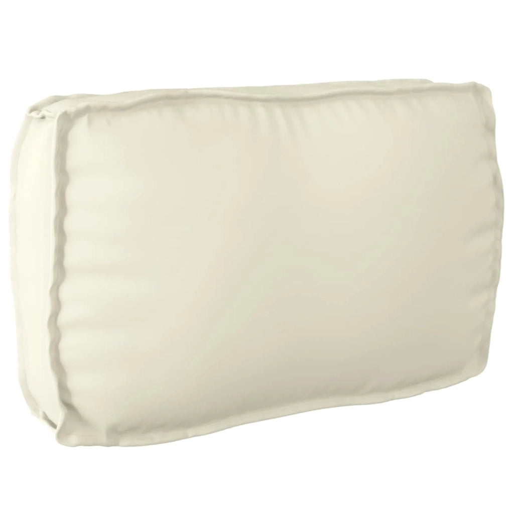 Set di Cuscini per Pallet 2 pcs Crema Tessuto Oxford 3329061