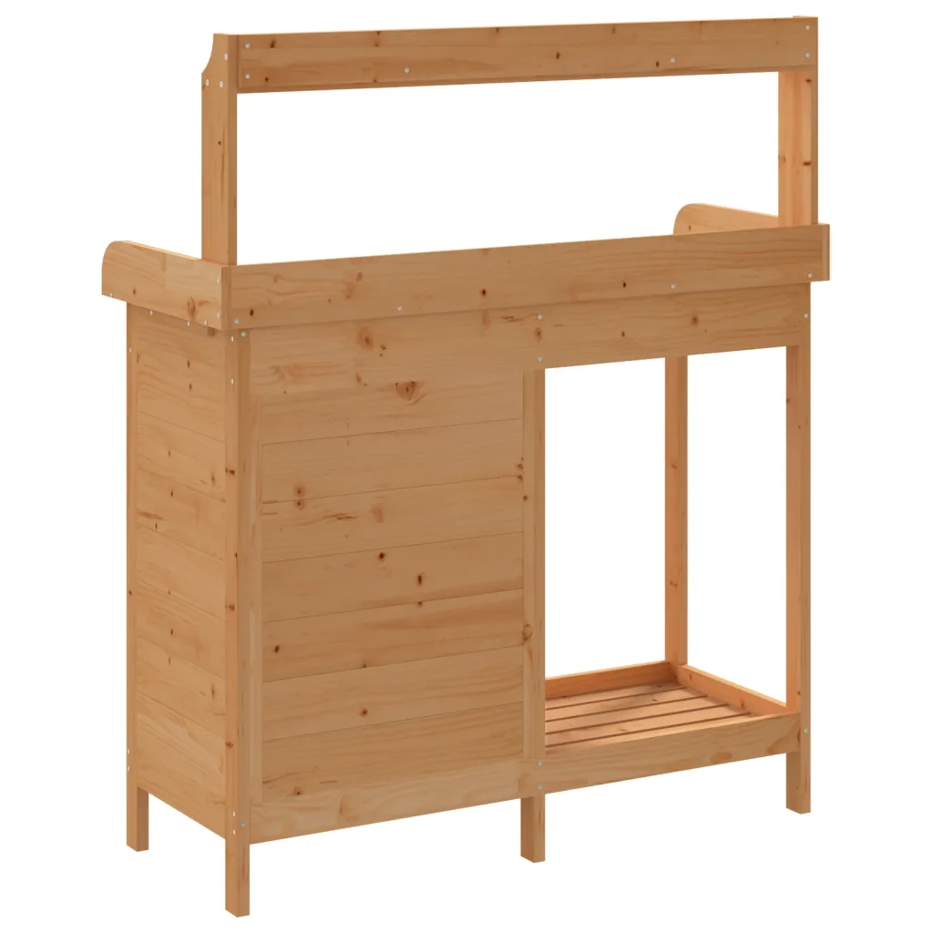 Tavolo Invaso Mobile Marrone 110,5x45x124,5cm Massello Abete CFW3583630