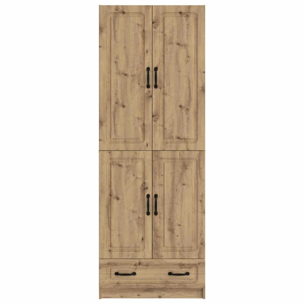 Set di armadi 2 pcs Rovere Artigianale Legno ingegnerizzato