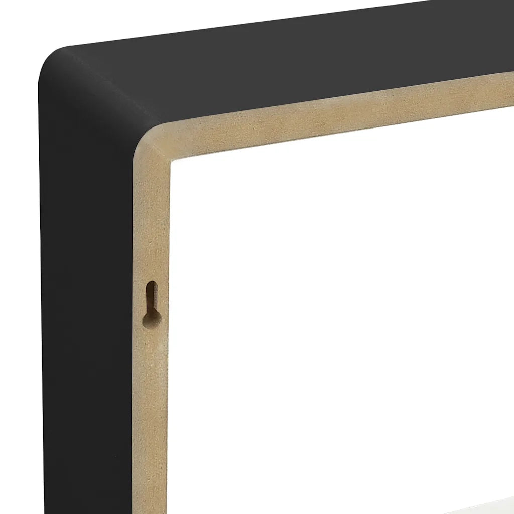 Mensole a Cubo da Parete 3 pz Nere in MDF cod mxl 65034