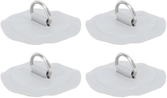 Fermo D-Ring - Kit di Fissaggio Universale - Colore Grigio - Sostenibile e Leggero - Adatto per Gommoni e Paddleboard