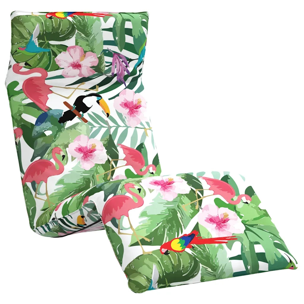 Sdraio da giardino | Lettino Pieghevole Multicolore 175x54x8,5 cm in Tessuto Oxford