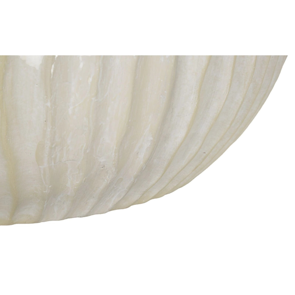 Vaso Decorativo VKH817, Beige, Poliresina, 40x40x23 cm