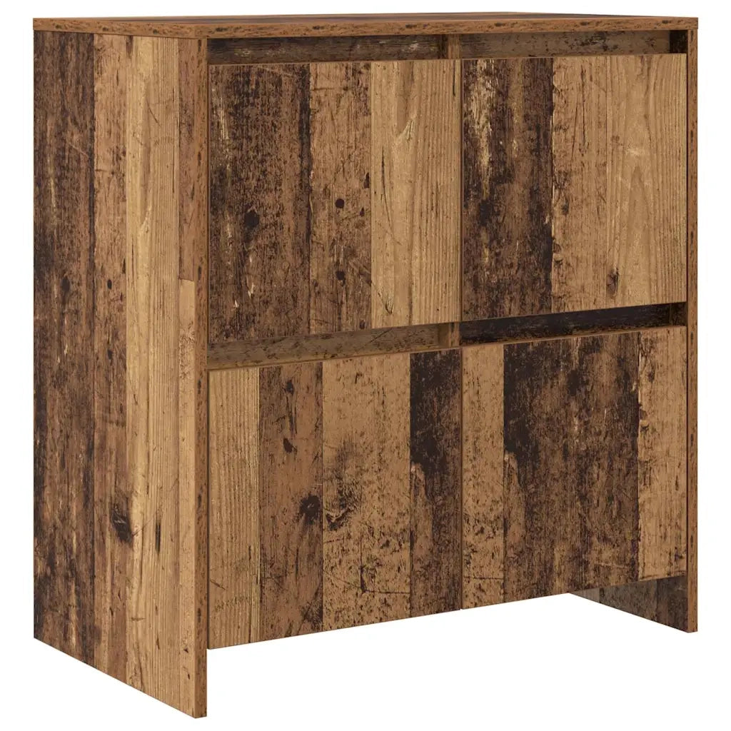 vidaXL Sideboards 2 pcs Legno vecchio 70 x 41 x 75 cm