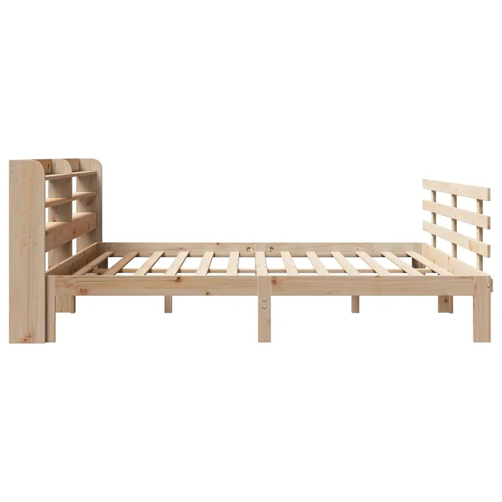 vidaXL Giroletto con Testiera 200x200 cm in Legno Massello di Pino