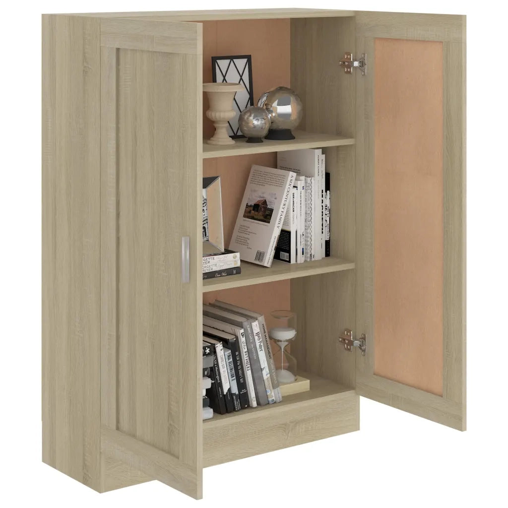 Libreria Rovere Sonoma 82,5x30,5x115 cm in Legno Multistrato 802717