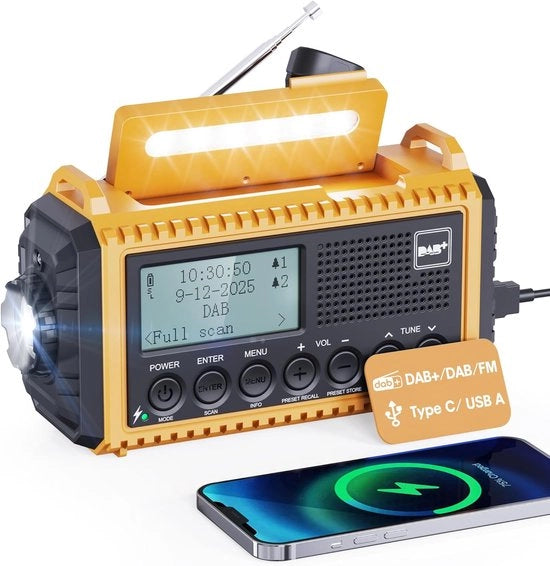 Radio a manovella – Radio di emergenza – Radio a dinamo – Radio a cricchetto – Camping – Esterno – Situazioni di emergenza – Viaggi – Survival