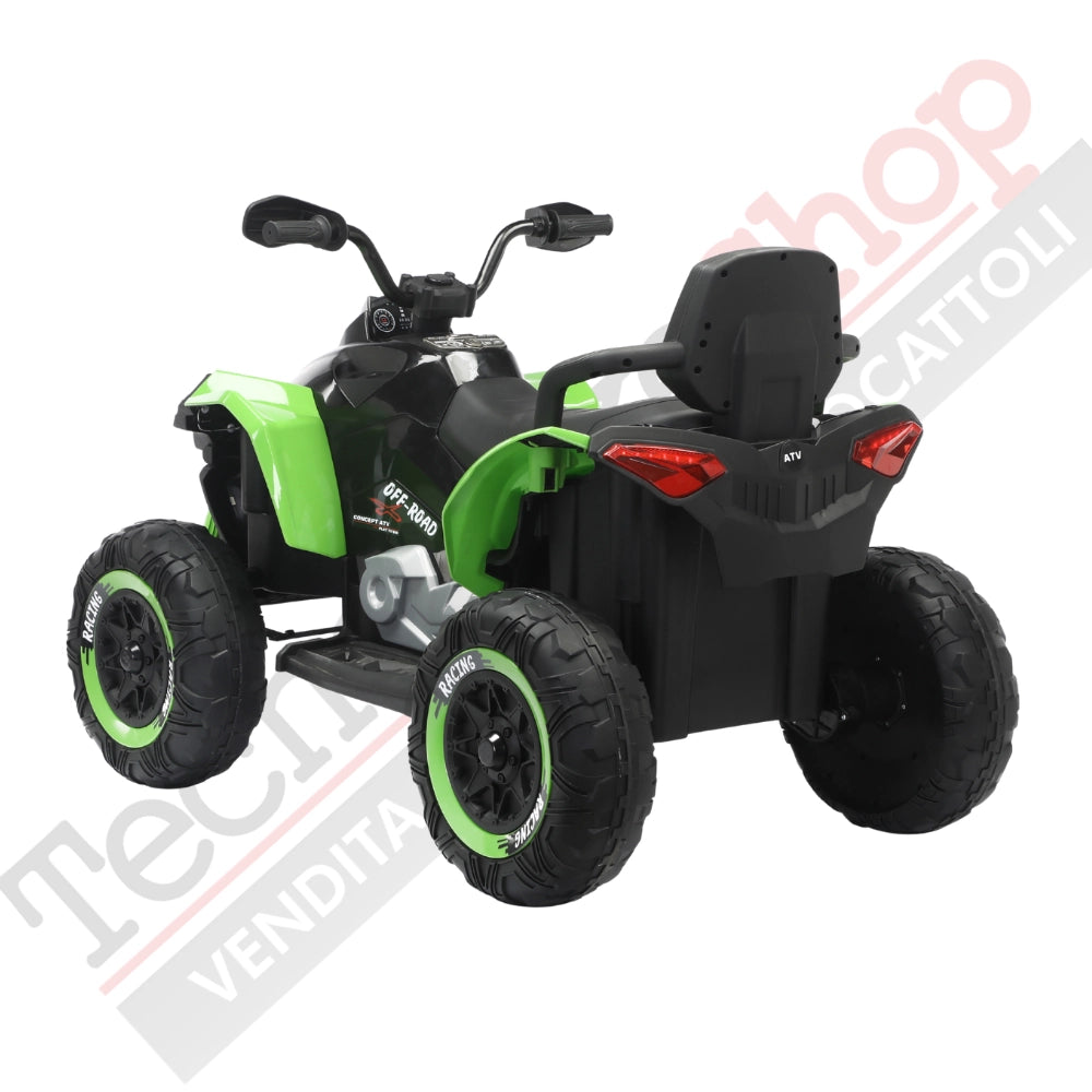 Tecnobike Shop - Quad Elettrico per Bambini ATV Safari Gold 24V-Verde