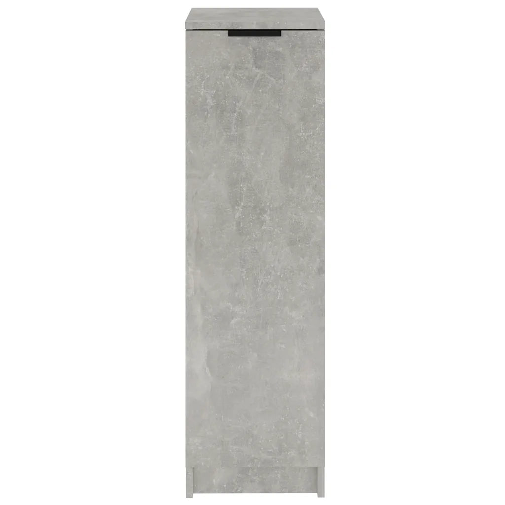 Scarpiera Grigio Cemento 30x35x100 cm in Legno Multistrato cod mxl 70027