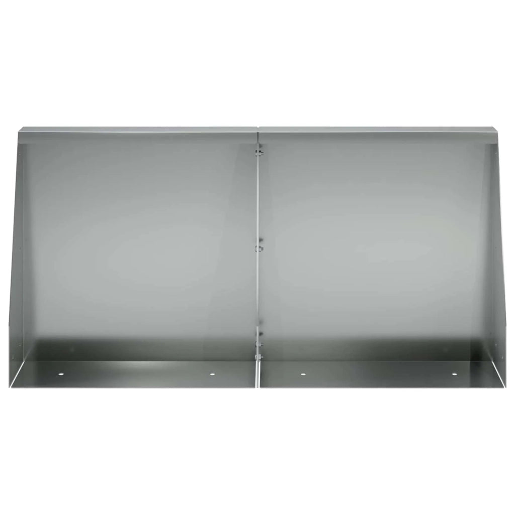 Muro di contenimento 2 pz 40 x 12 x 50 cm Acciaio zincato 8015260