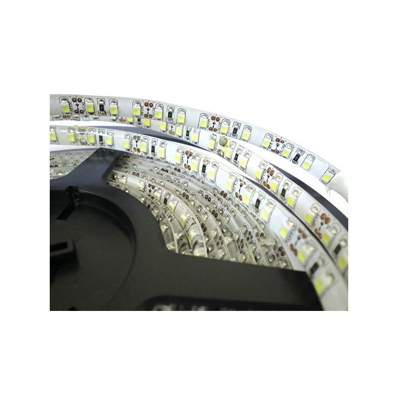 Bobina Striscia Led Sfondo Bianco Biadesivo Siliconato 40W 12V Bianco Neutro 4500K