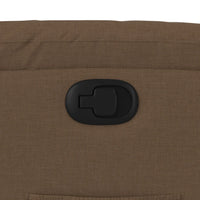 Poltrona Reclinabile in Tessuto Marrone 373466