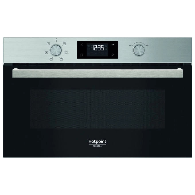 Hotpoint, Microonde con Grill, 31 L, 1000 W, Acciaio Inox, HAD K52CU