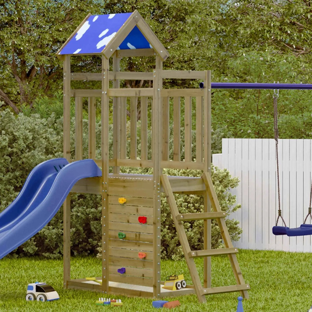 Torre da Gioco Marrone Legno Impregnato Solido 3417183