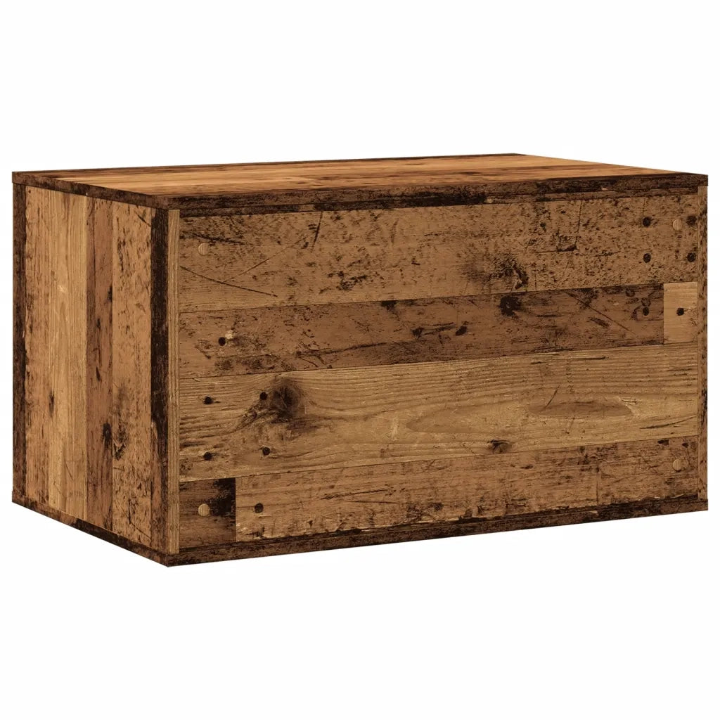 vidaXL Recinto Lettiera Gatti Legno Vecchio 80x50x45 cm in Truciolato
