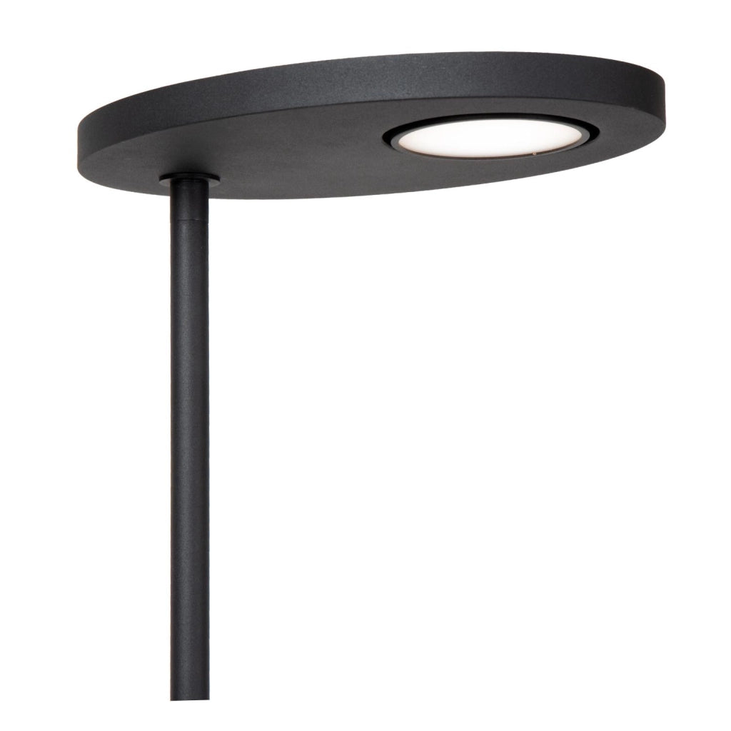 Lampada da terra LED ad arco nera metallo ORTOLAN Lucide