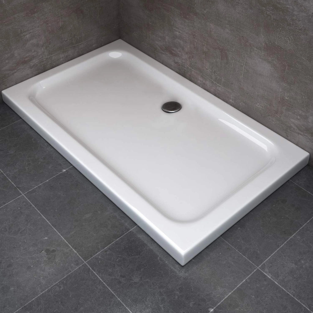 Piatto Doccia 80x80x5 cm Semicircolare Abs mod. Selene