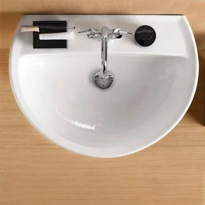 Lavabo sospeso 65 cm Geberit in ceramica lucida  Colibrì