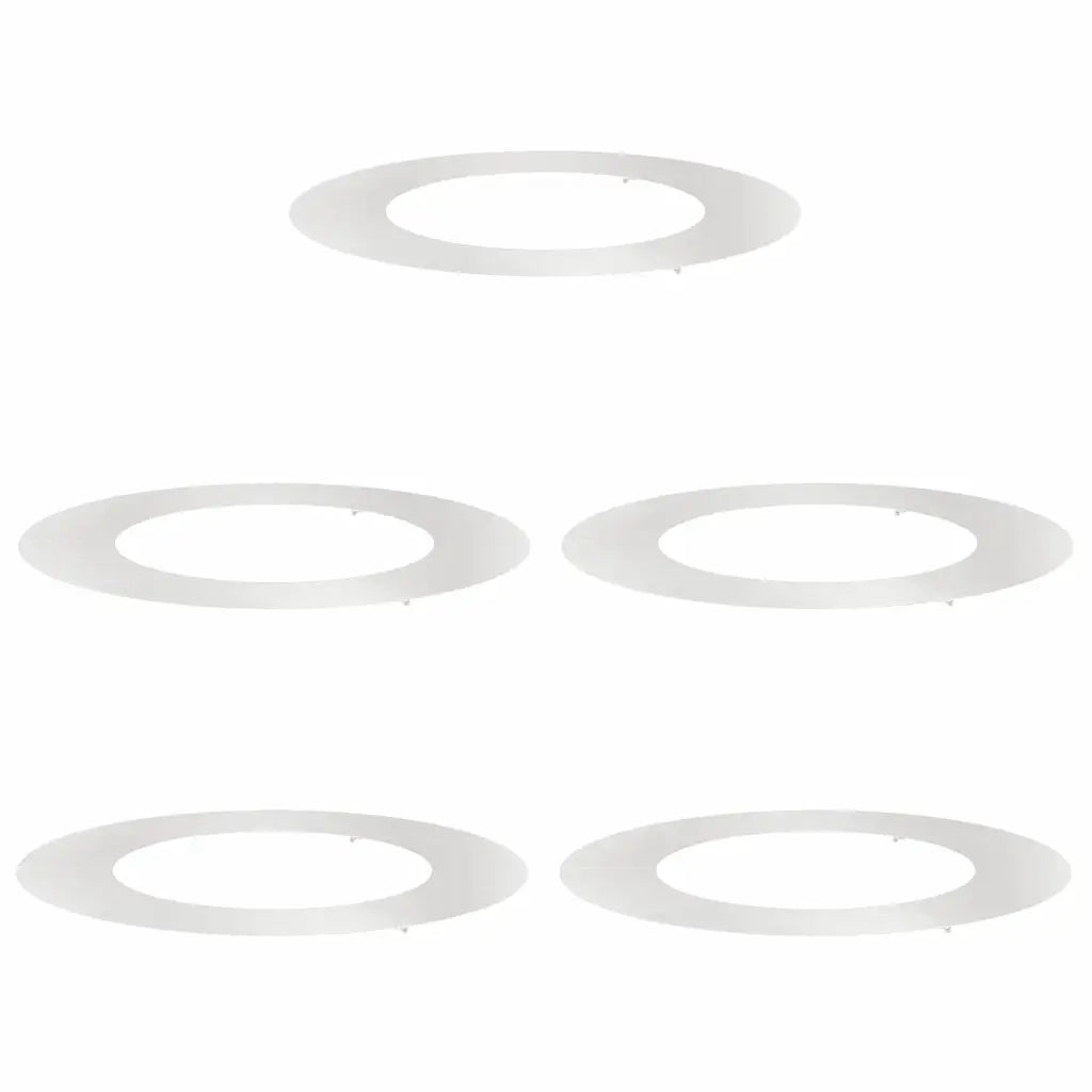 adatto per Anelli d'Albero Piatto 5 pcs Argento Ø50 / 80 cm 873699