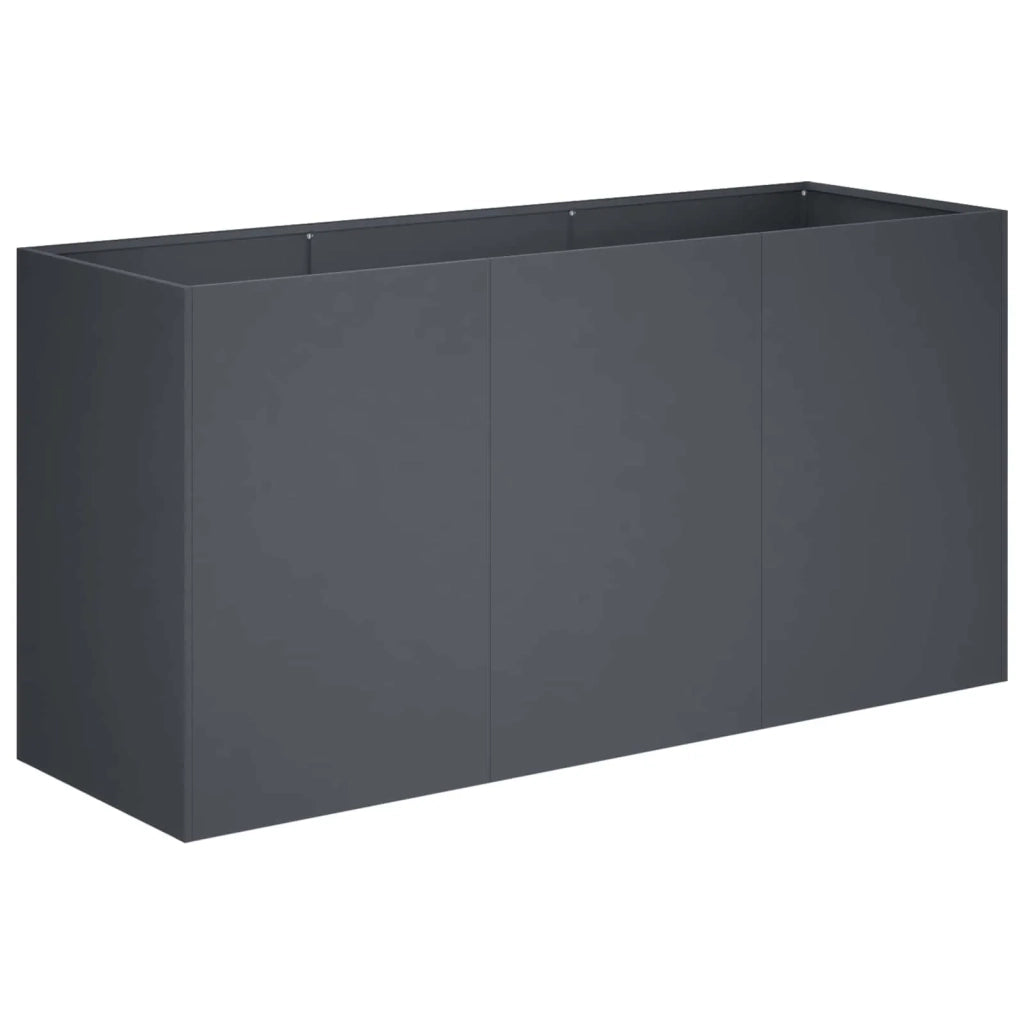 Vaso da giardino Antracite 120 x 40 x 60 cm 8005892