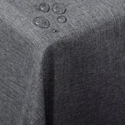 Tappeto per soggiorno, tavola da pranzo - Acqua resistente - 100% Poliestere - Lavabile - 130x160 cm - Grigio