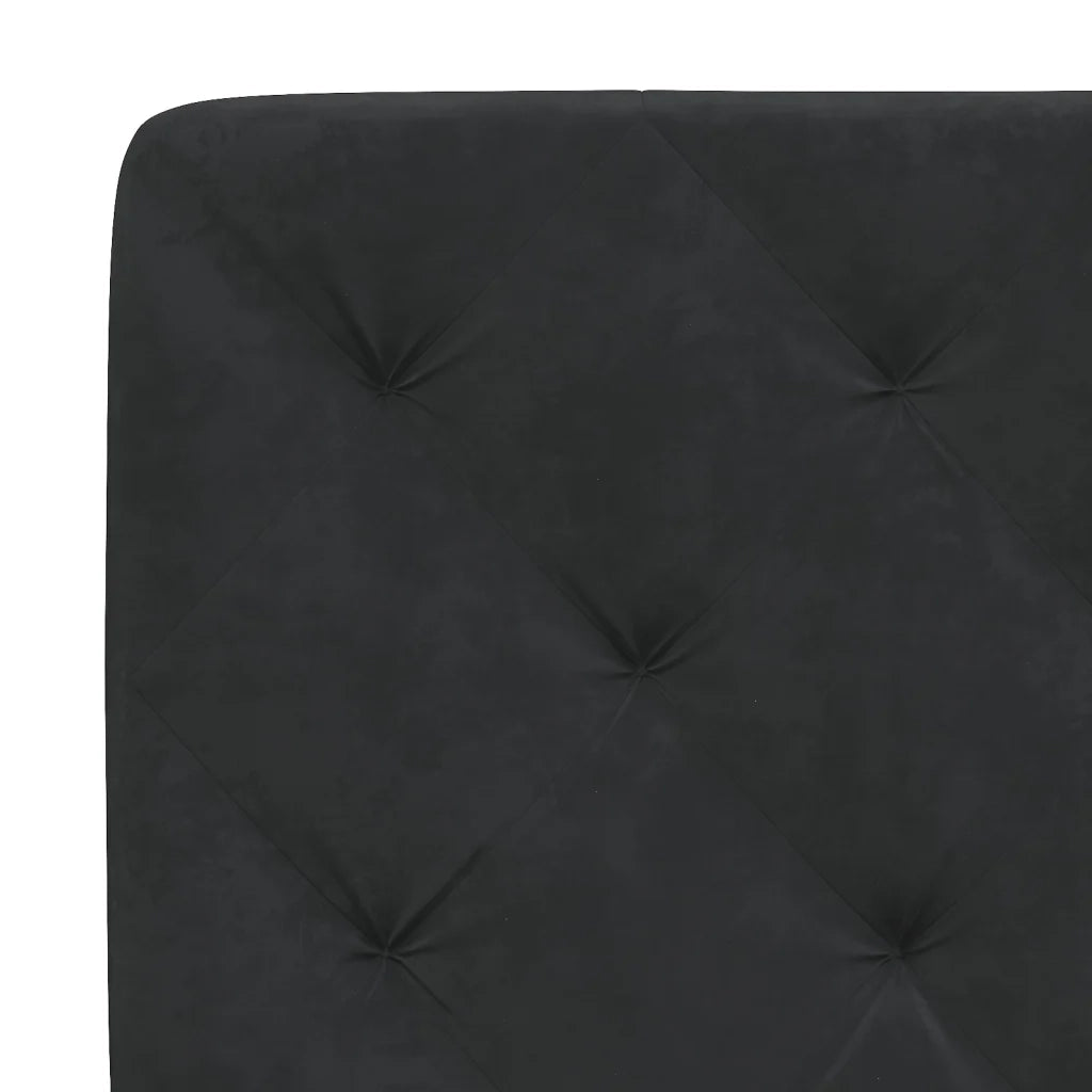 Cuscino Testiera Nero 90 cm in Velluto CFW1626346