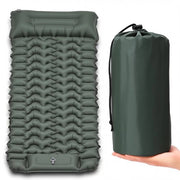Matras da Campeggio Ultraleggero - Opzionabile - Cuscino Integrato - 196 x 74 x 9 cm - Materiale TPU 40D - Sdraioggiorno