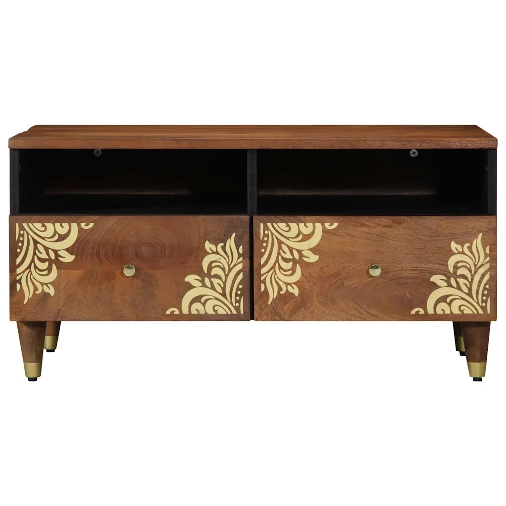 Tavolino da salotto con cassetto Marrone miele 80 x 54 x 40 cm 4018749