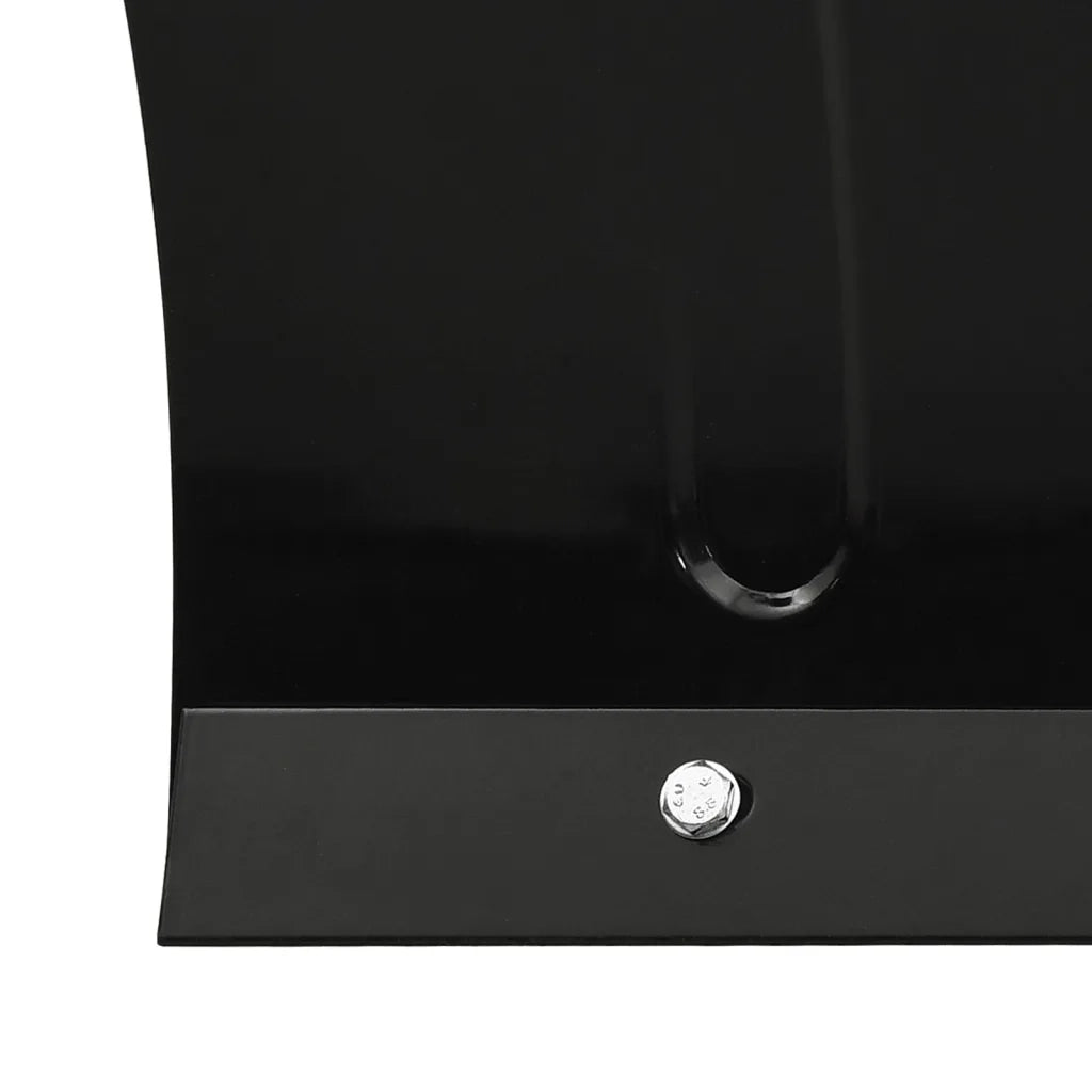 Spazzaneve per Muletto 200x48 cm Nero 153131