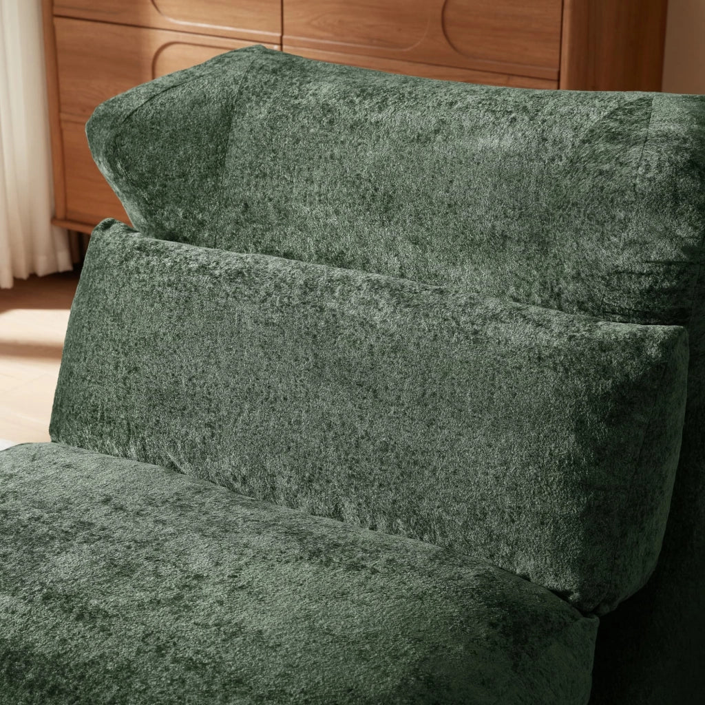 DIVANO Singolo Design Unico Verde in schiuma