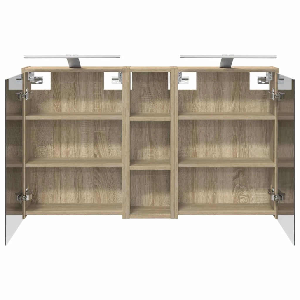 Set di Armadi da Bagno 3 pcs 106 x 16 x 62,5 cm