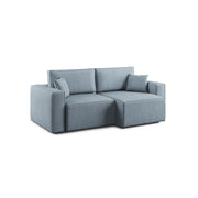 Morfeo Divano in tessuto impermeabile 215 cm azzurro