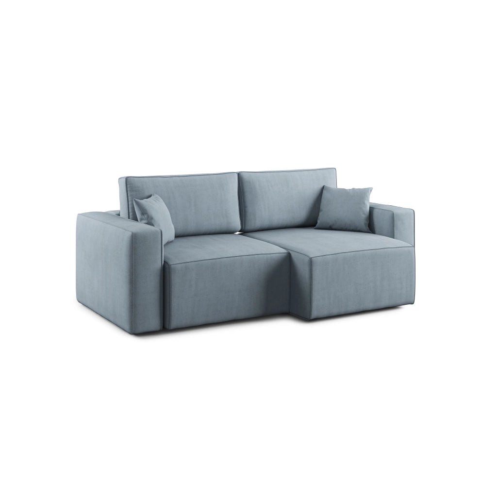 Morfeo Divano in tessuto impermeabile 215 cm azzurro