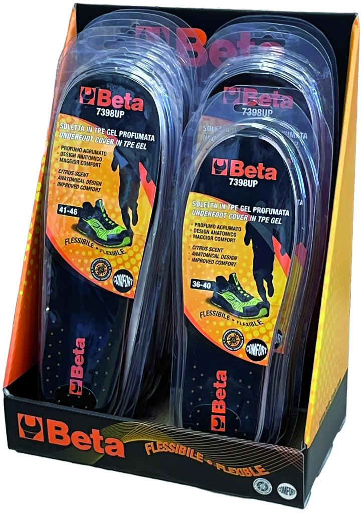 Beta SOTTOPIEDI IN GEL PROFUMATI Art. 7398UP/E10 ESPOSITORE 10 PAIA