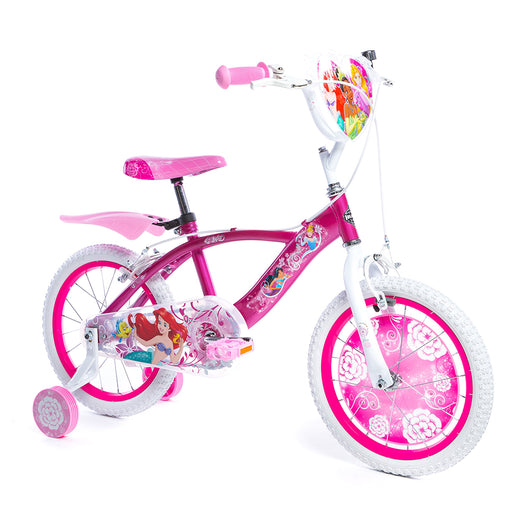 Bicicletta per Bambina 16” 2 Freni con Licenza Disney Princess Rosa